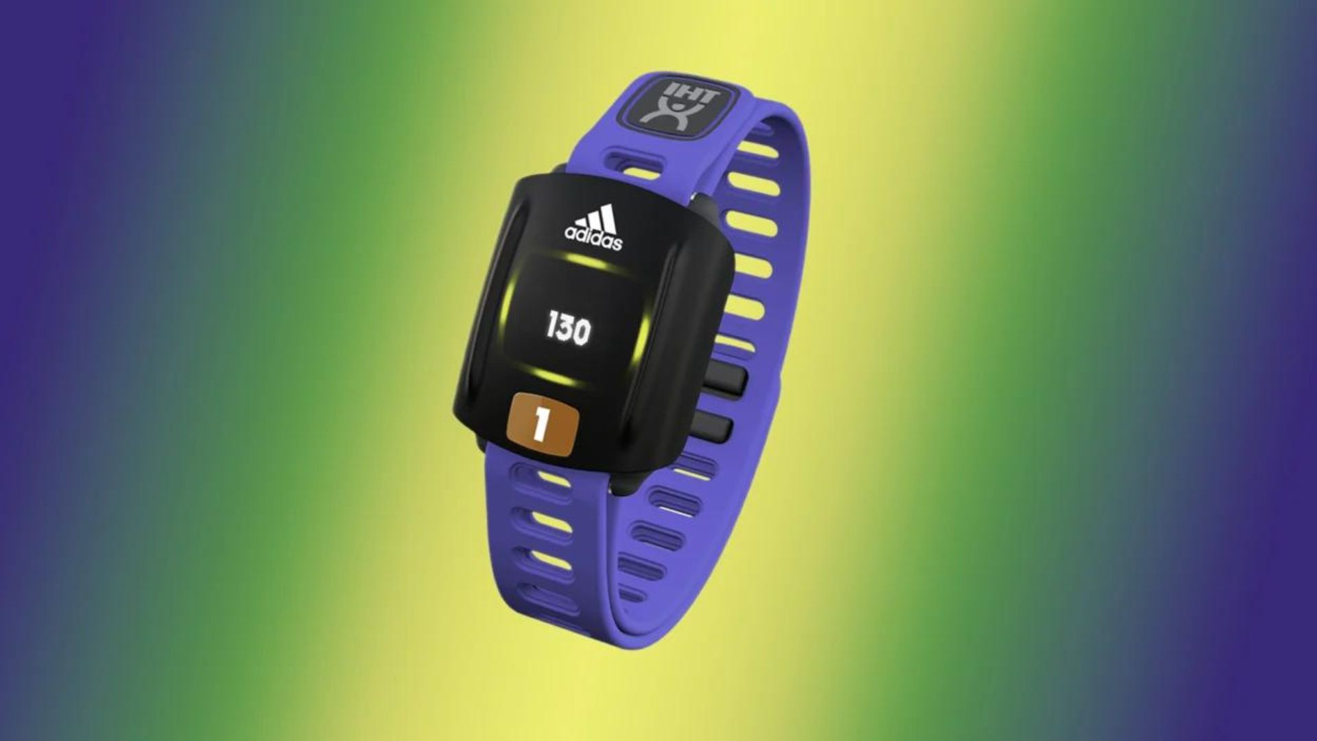A Purple Fitness Watch From Adidas 